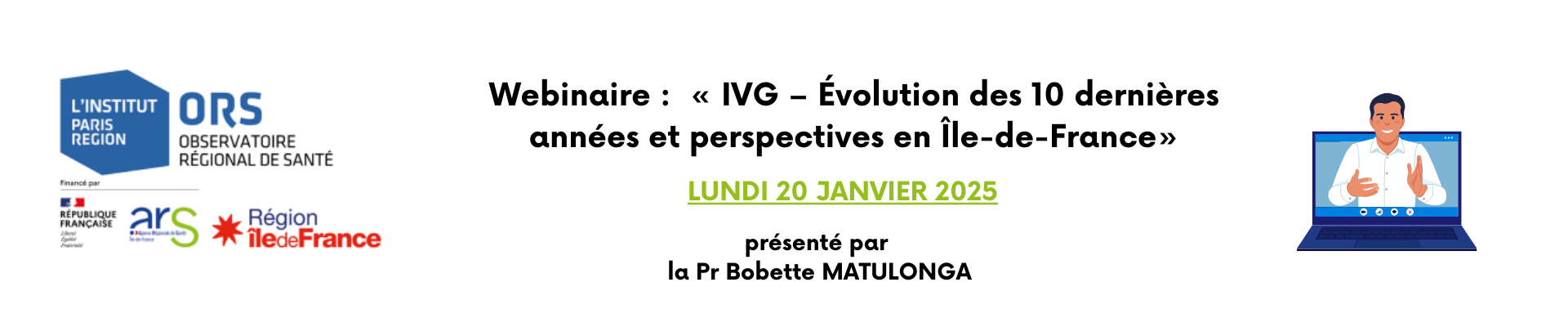 Webinaire :  « IVG – Évolution des 10 dernières années et perspectives en Île-de-France»